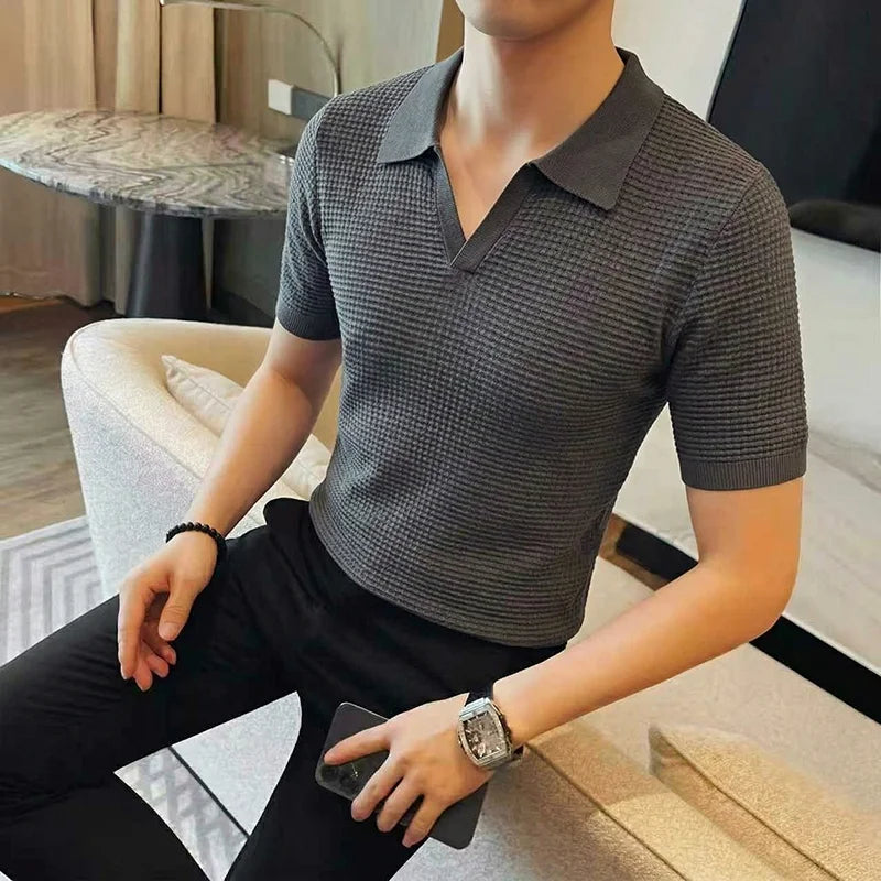 Slim Fit Short-Sleeve Polo Shirt
