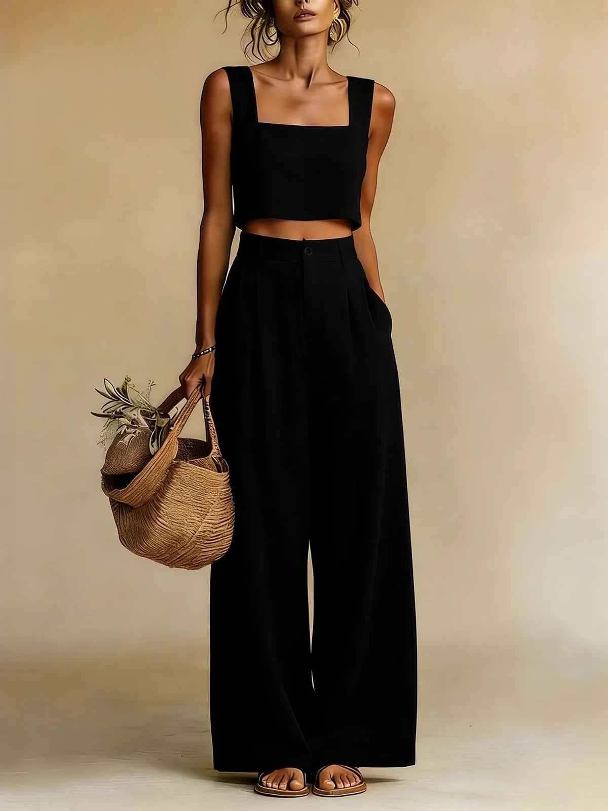 Women's Palazzo Pants Set