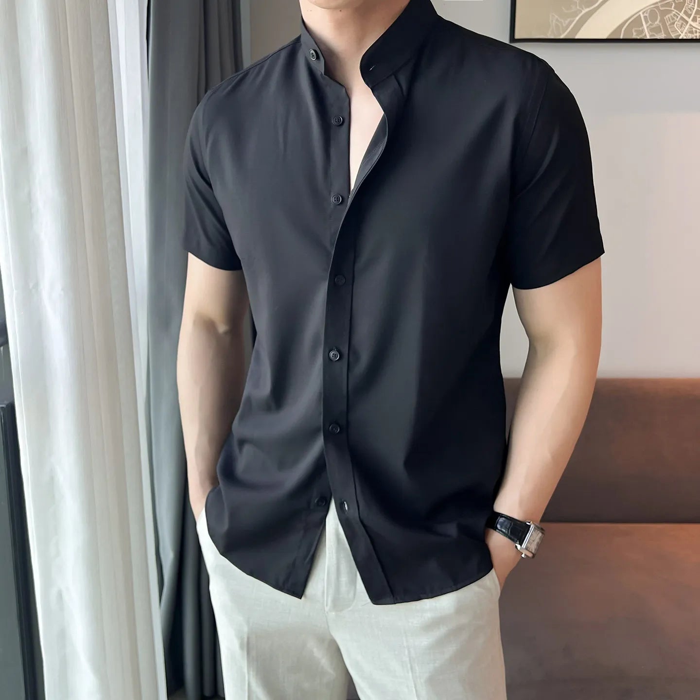 Slim Fit Short-Sleeve Shirt
