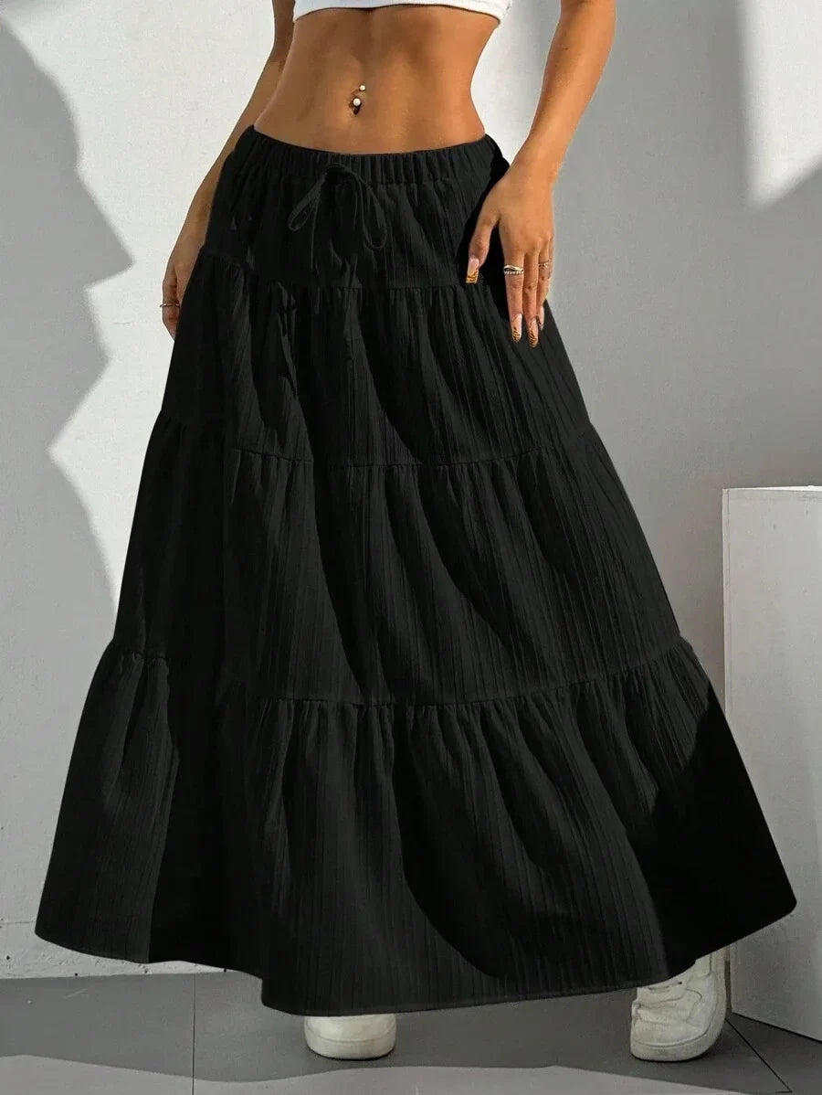 Women's Tiered Maxi Skirt