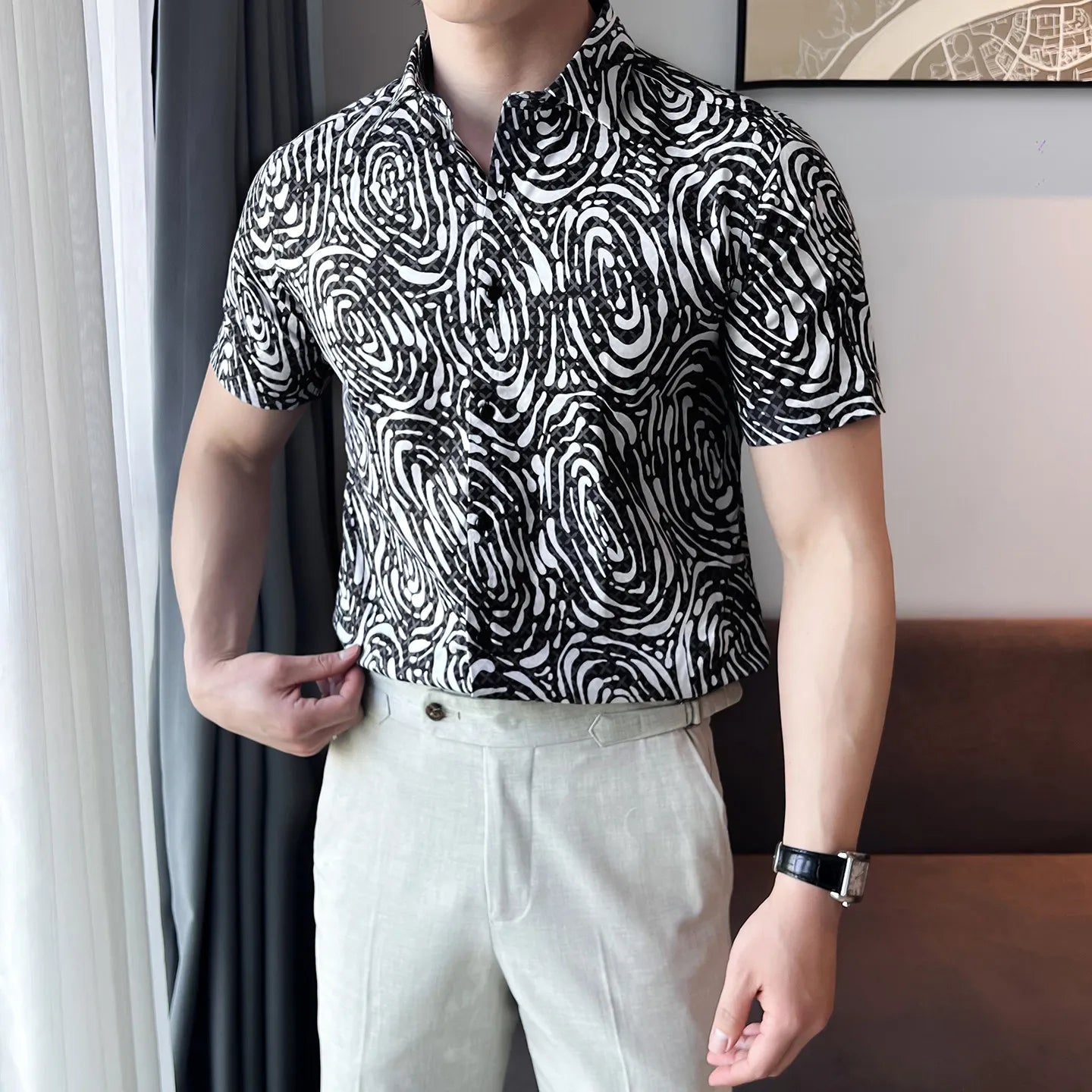 Slim Fit Short-Sleeve Shirt