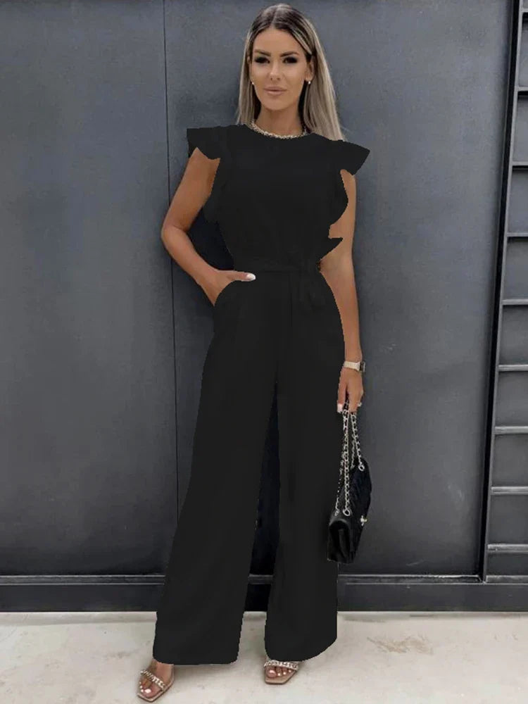 Women's Elegant Wide Leg Jumpsuit
