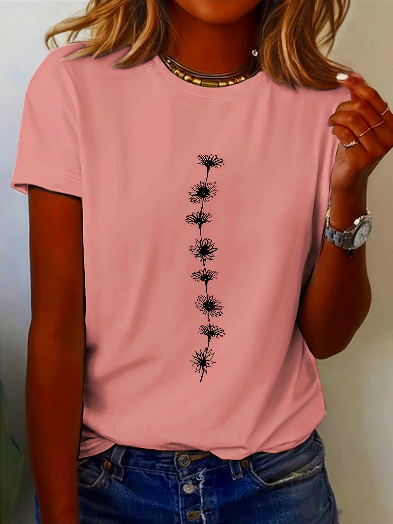 Women's Sunflower Graphic Tee