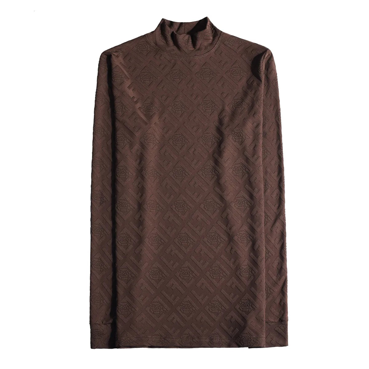 Slim Fit Long-Sleeve Turtleneck T-Shirt