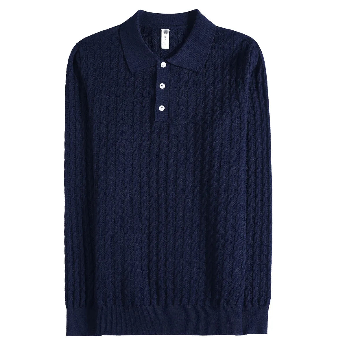 Slim Fit Long-Sleeve Knit Sweater