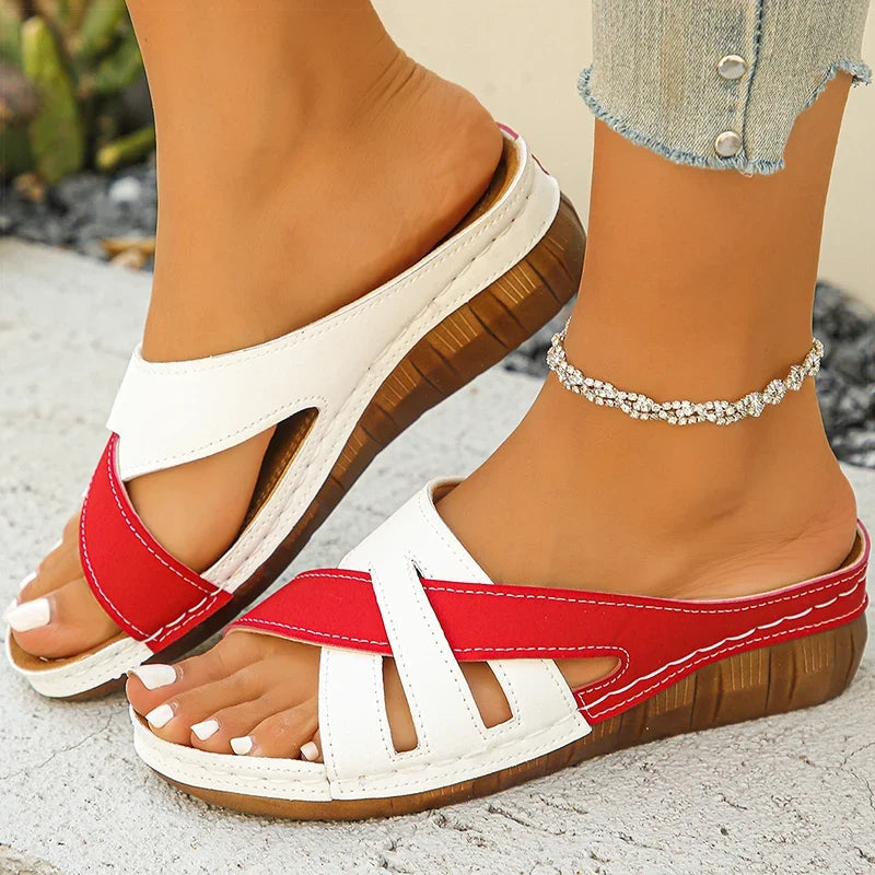 Women's Cushioned Wedge Sandals