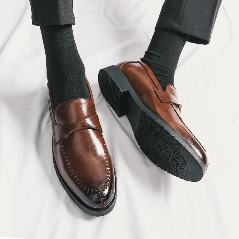 Women's Leather Dress Loafers