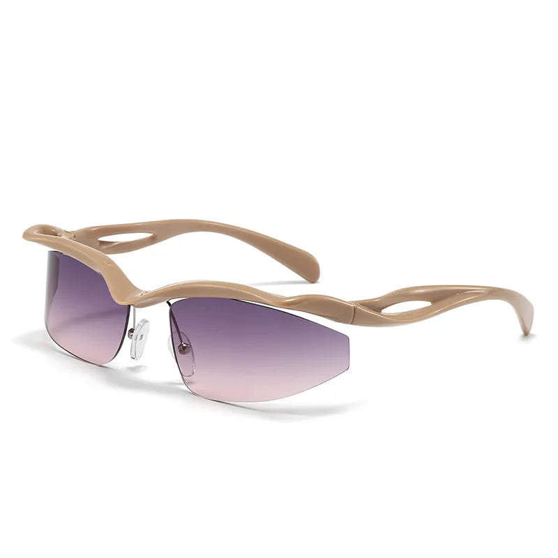 Rimless Retro Sunglasses