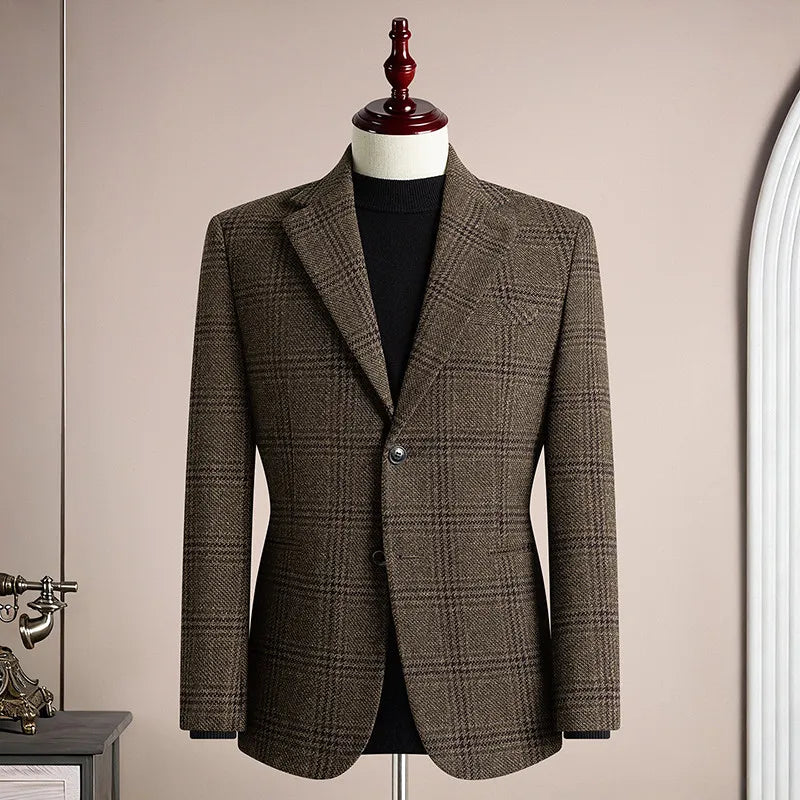 Slim Fit Wool Blazer