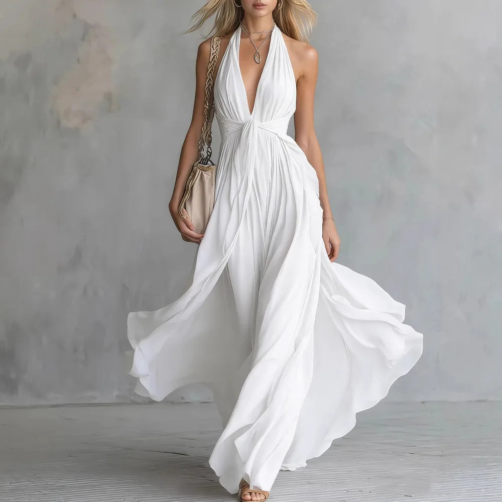 Women's Flowy Evening Dress