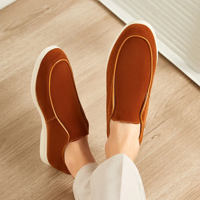 Women's Suede Arch Support Loafers