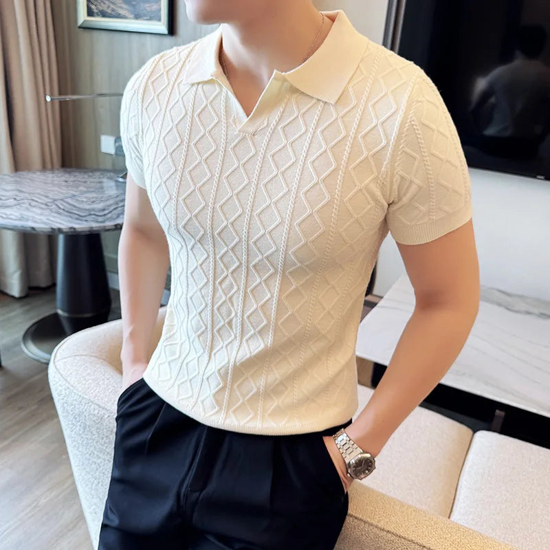 Slim Fit Short-Sleeve Polo Shirt