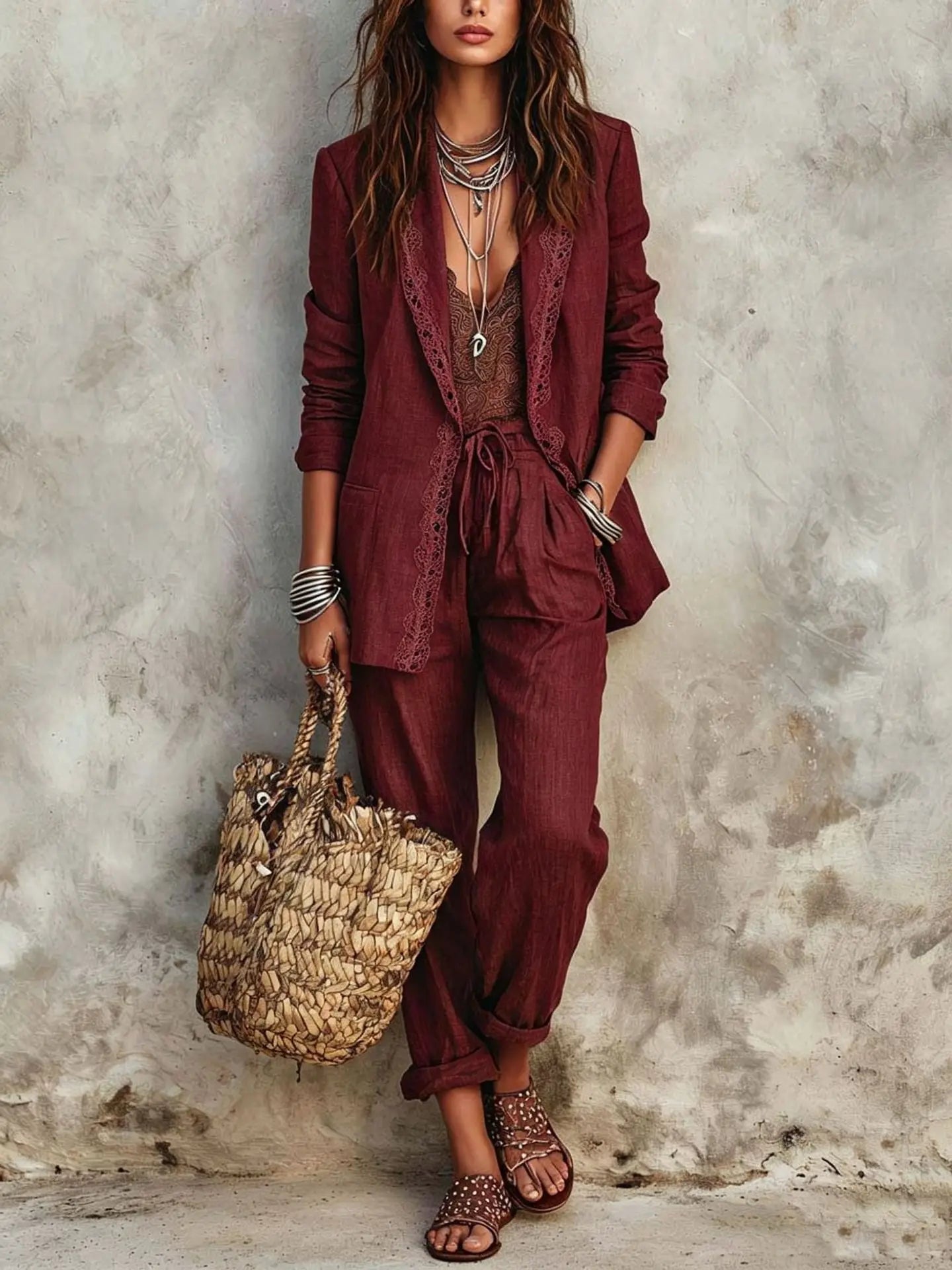 Women's Semi Formal Two-Piece Set
