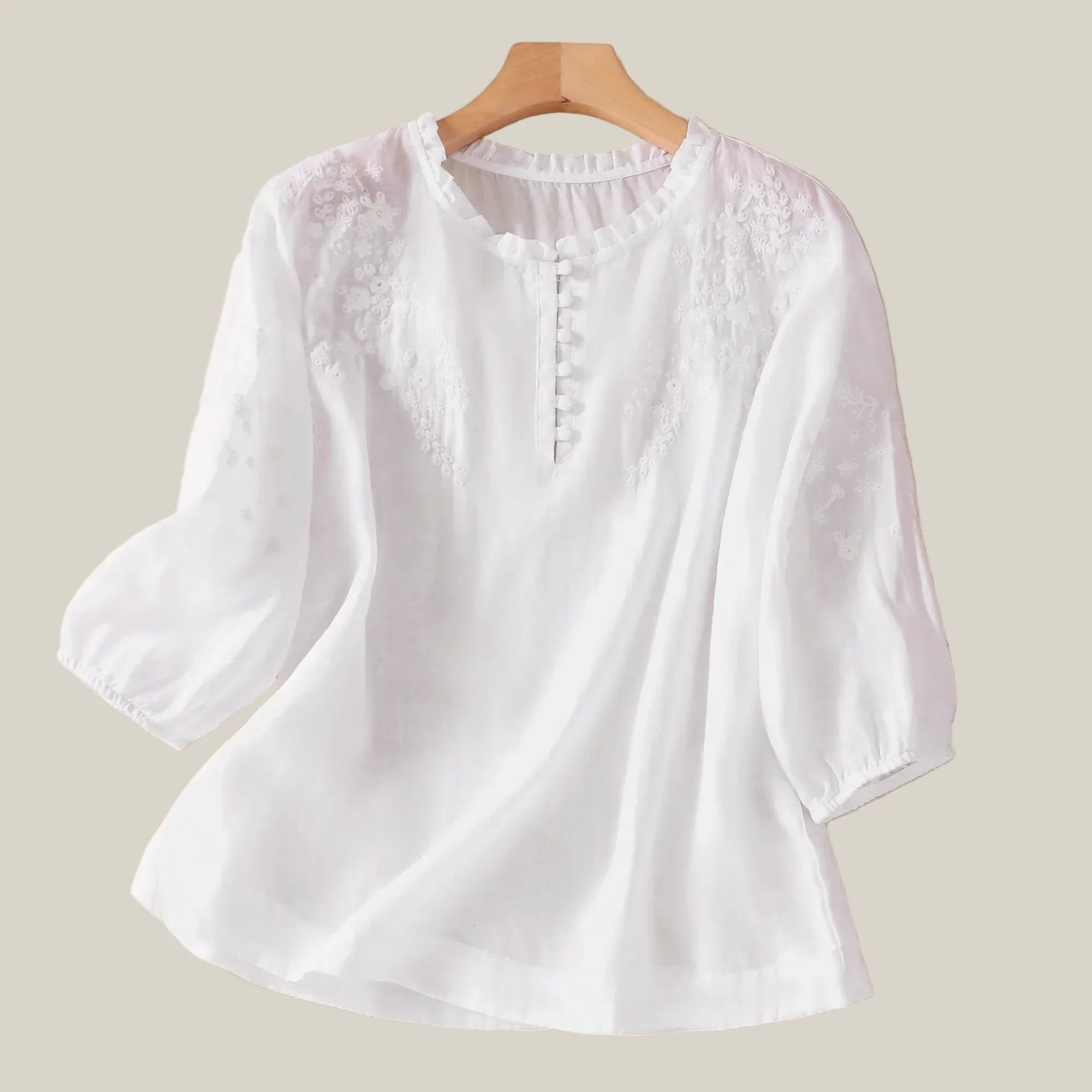 Women's Floral Embroidered Blouse