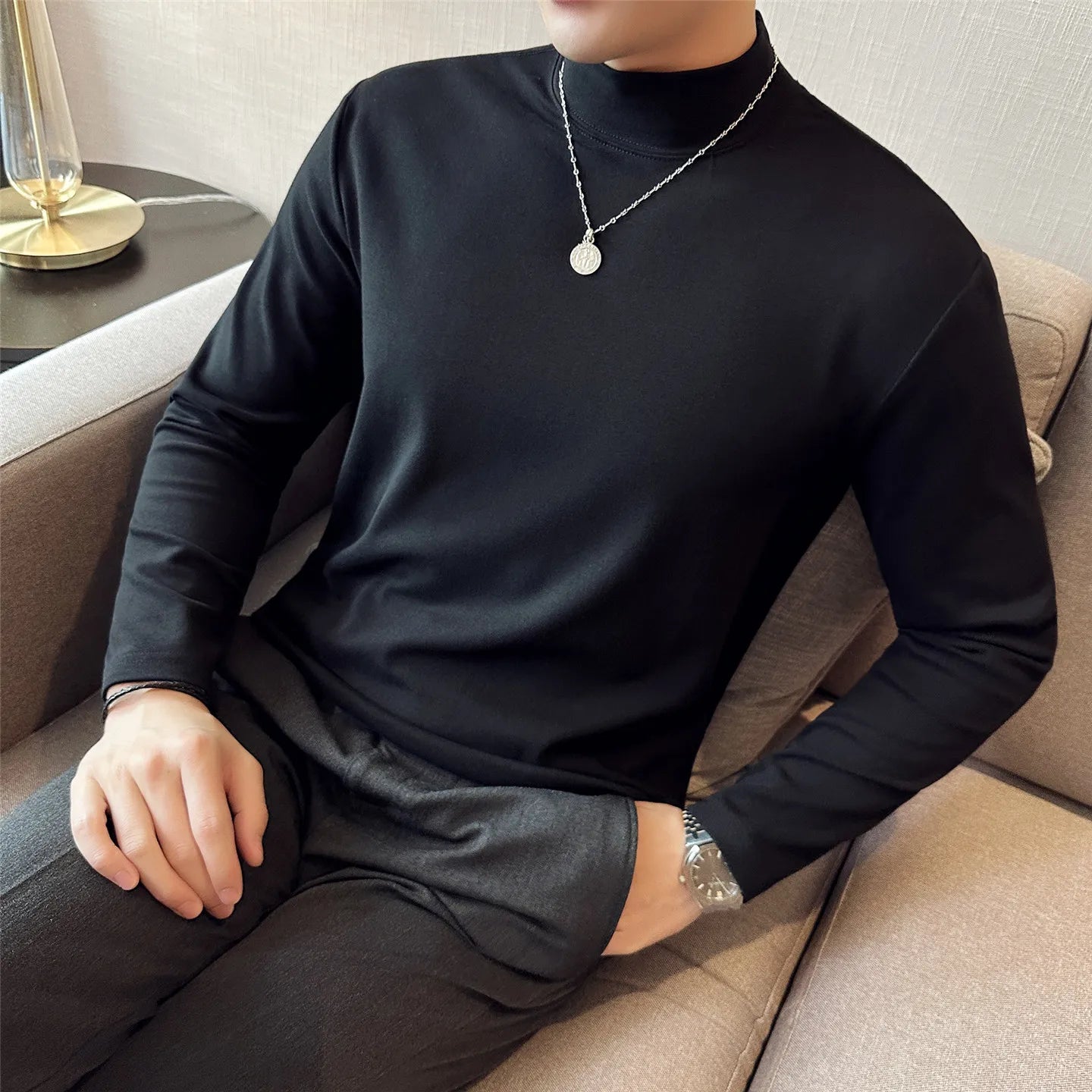 Relaxed Fit Long-Sleeve T-Shirt