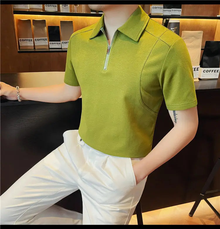 Slim Fit Short-Sleeve Polo Shirt
