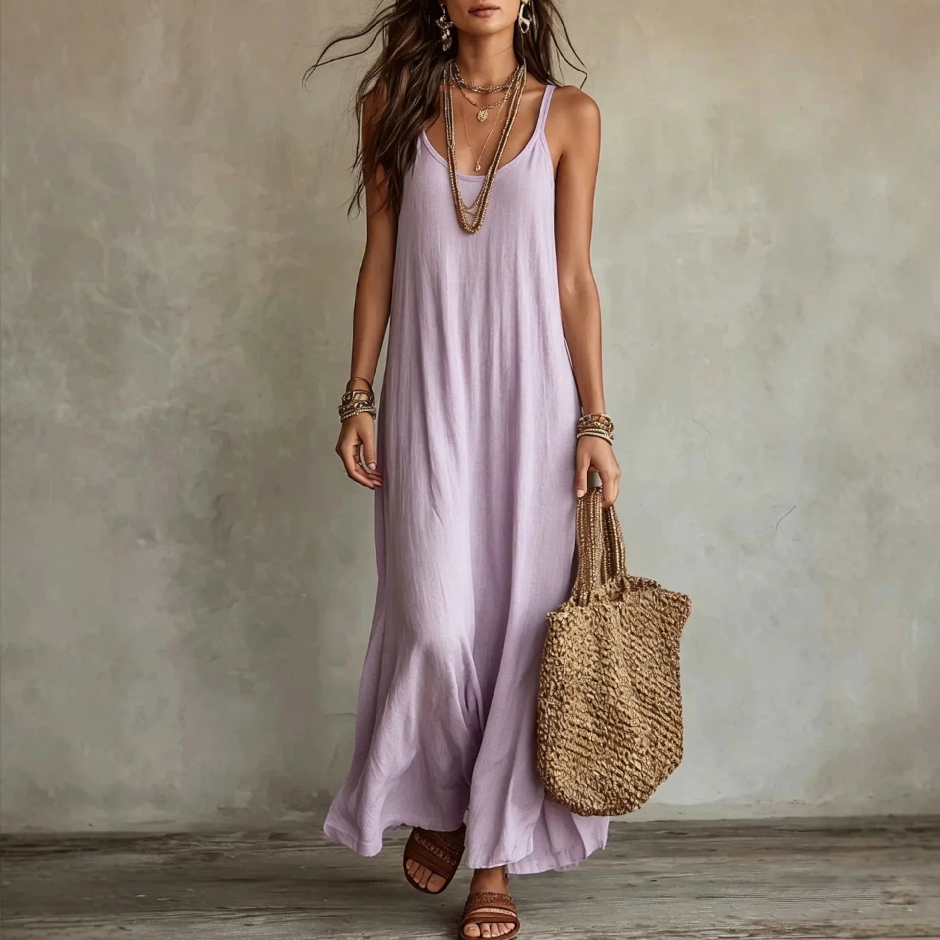 Women's Relaxed Cami Maxi Dress