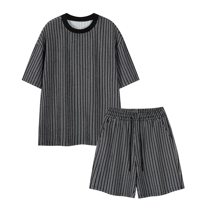 Relaxed Fit Striped Short-Sleeve T-Shirt