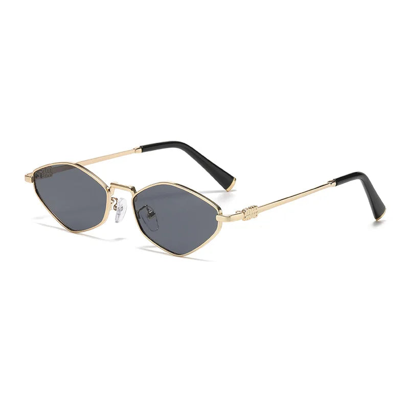 Geometric Metal Sunglasses