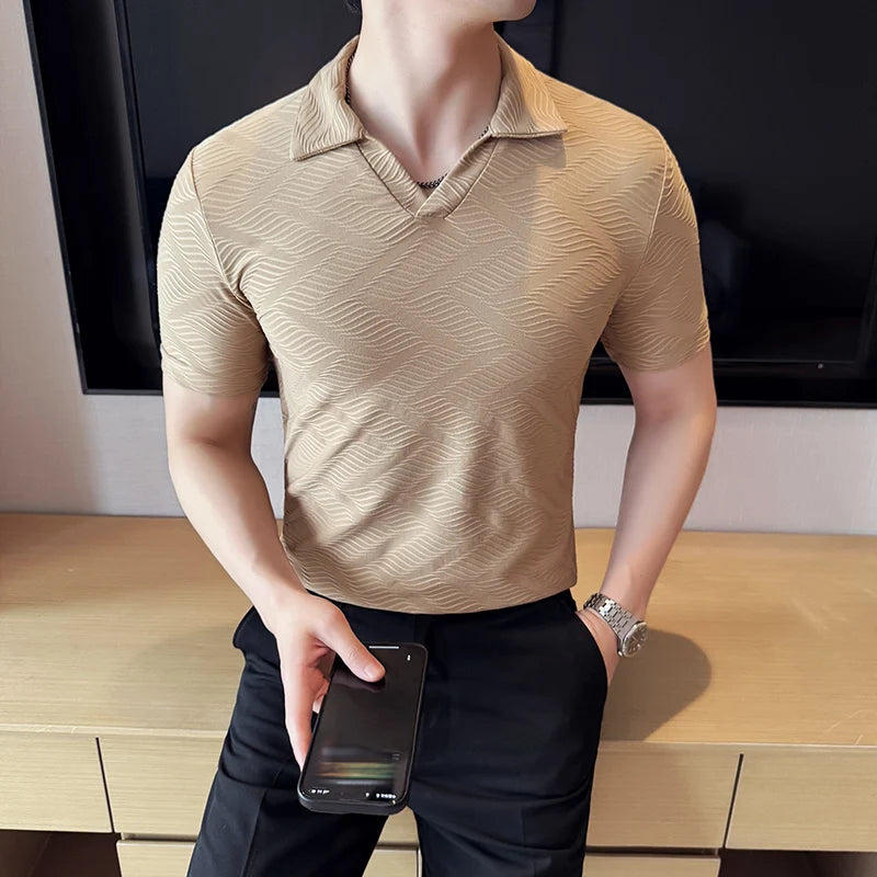 Slim Fit Short-Sleeve Polo Shirt