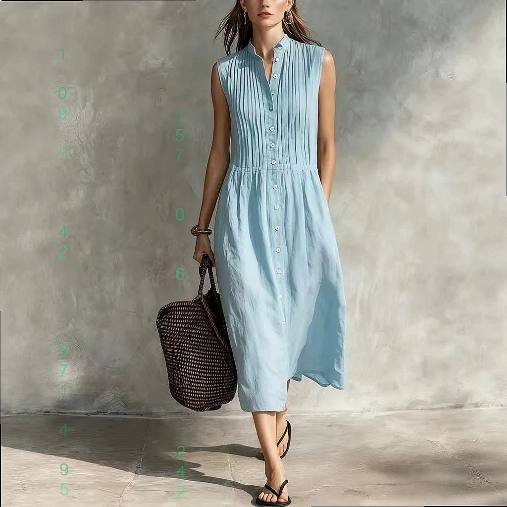 Women's Elegant Relaxed Midi Dress