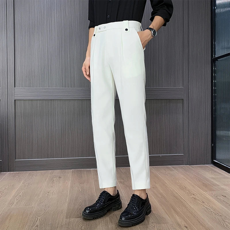 Slim Fit Suit Trousers