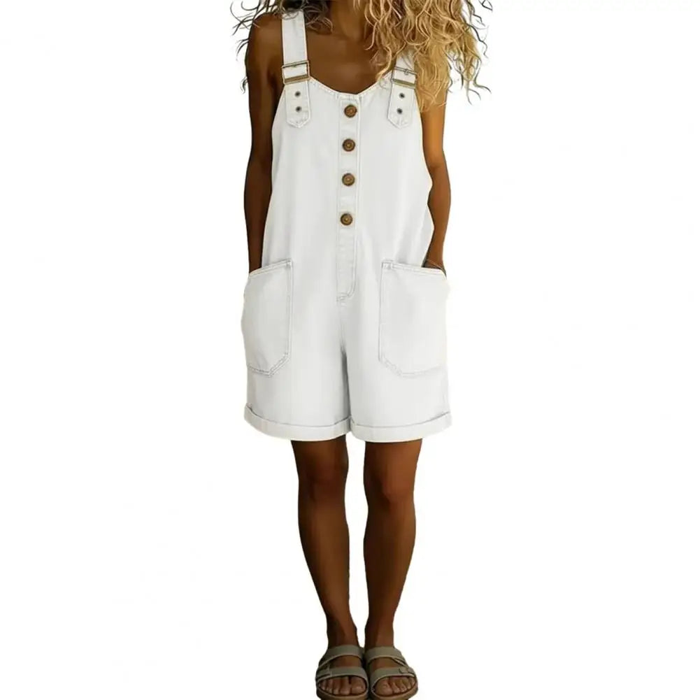 Women's Classic Denim Romper