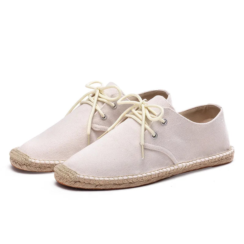 Women's Canvas Lace Up Espadrilles