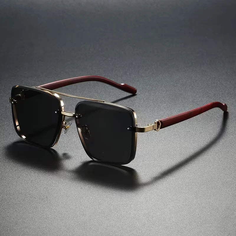 Vintage Pilot Square Sunglasses