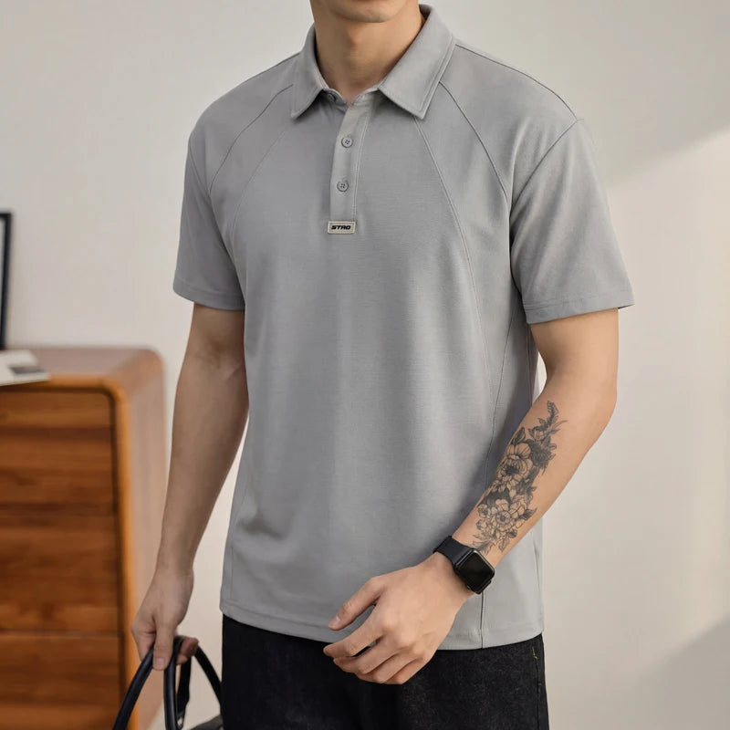 Relaxed Fit Short-Sleeve Polo Shirt