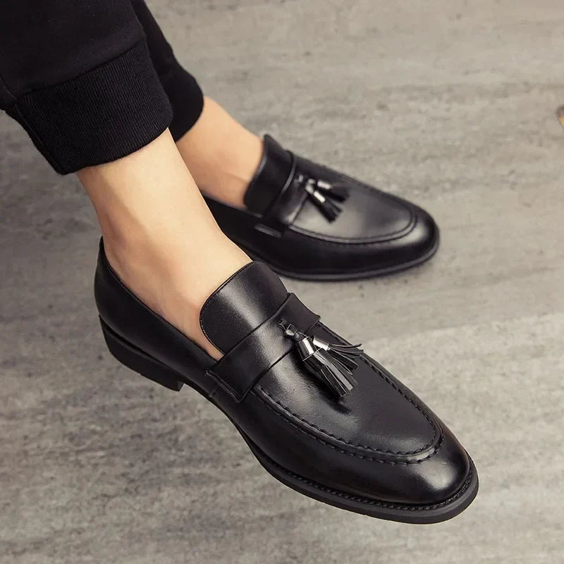 Women's Tassel Leather Loafers