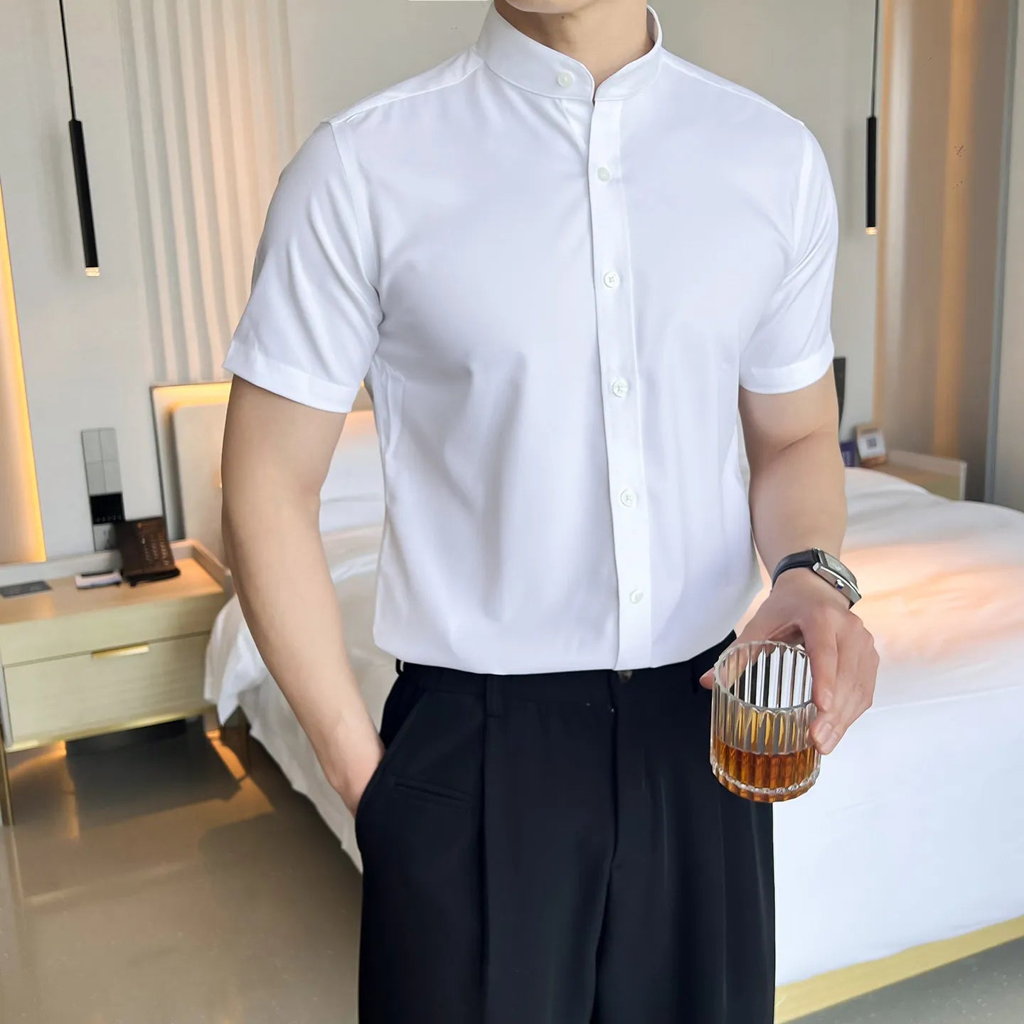 Slim Fit Short-Sleeve Shirt