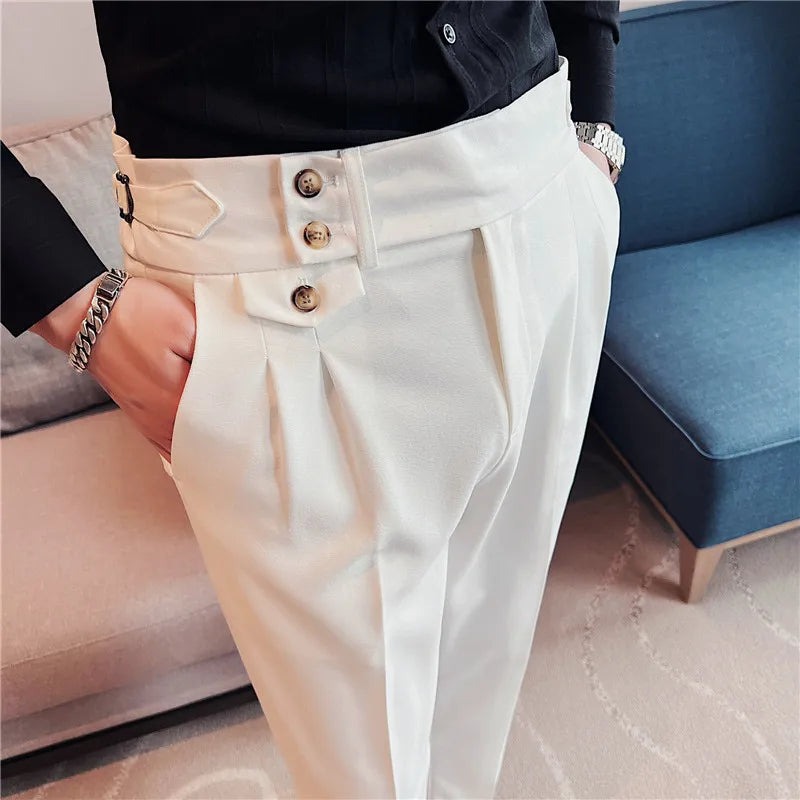 Slim Fit Suit Trousers