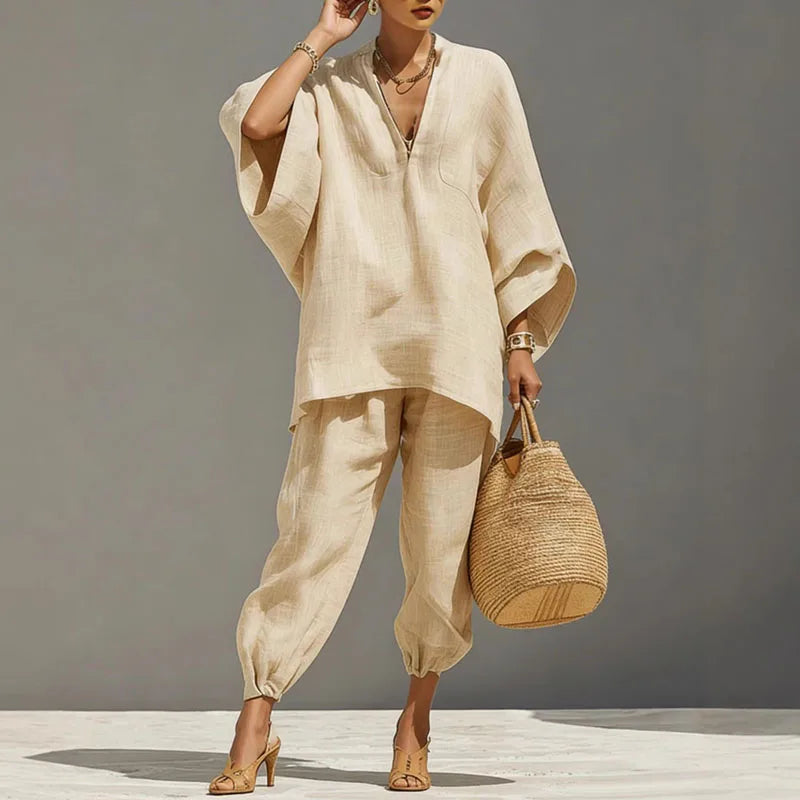 Women's Linen Matching Set