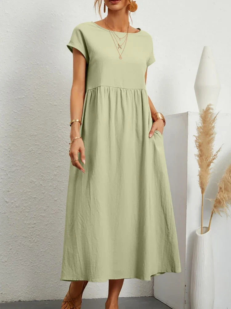 Women's Relaxed Pocket Maxi Dress