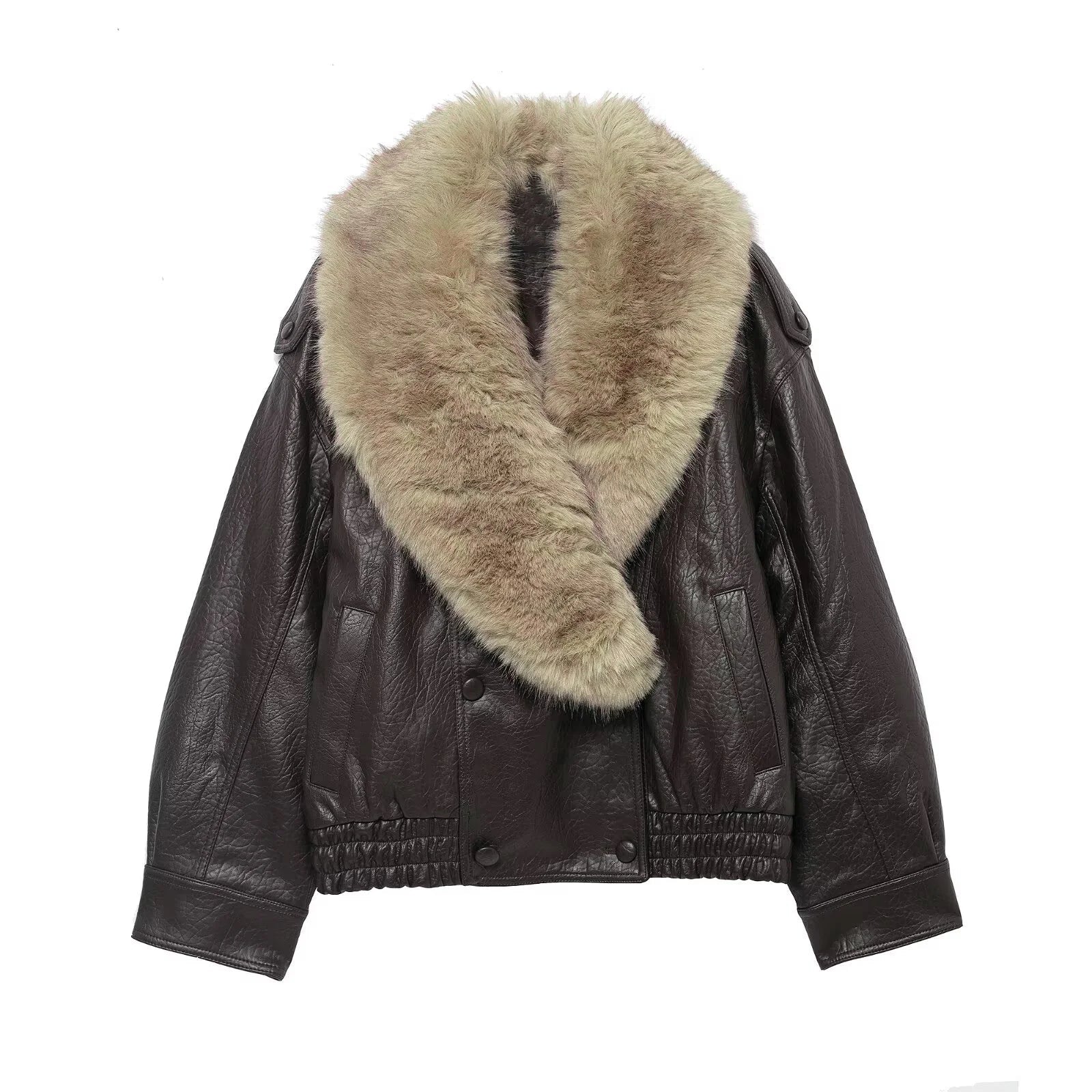 Women's Faux Leather Jacket