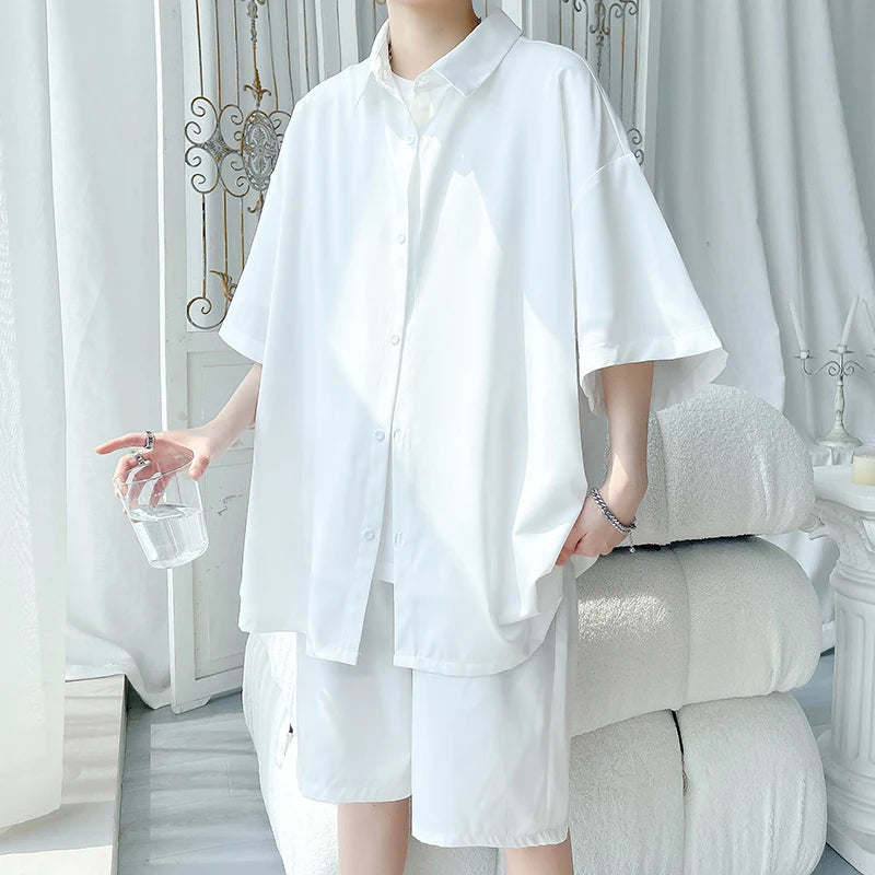 Relaxed Fit Silk Shirt