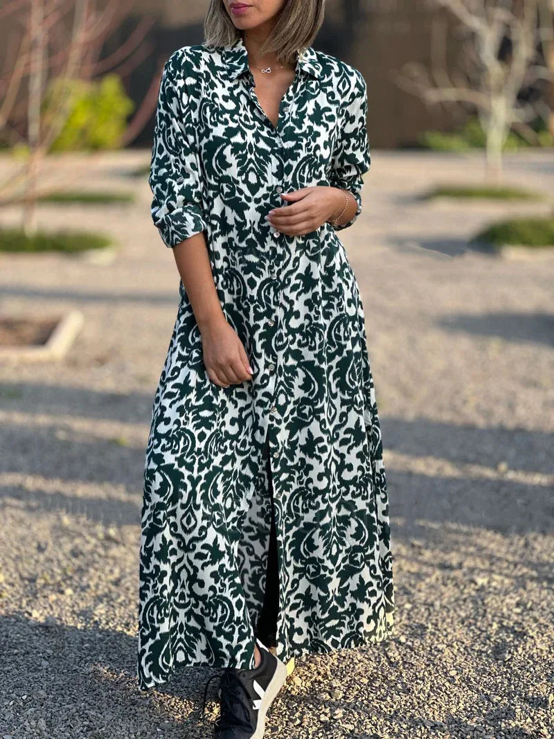Women's Relaxed Bohemian Maxi Dress