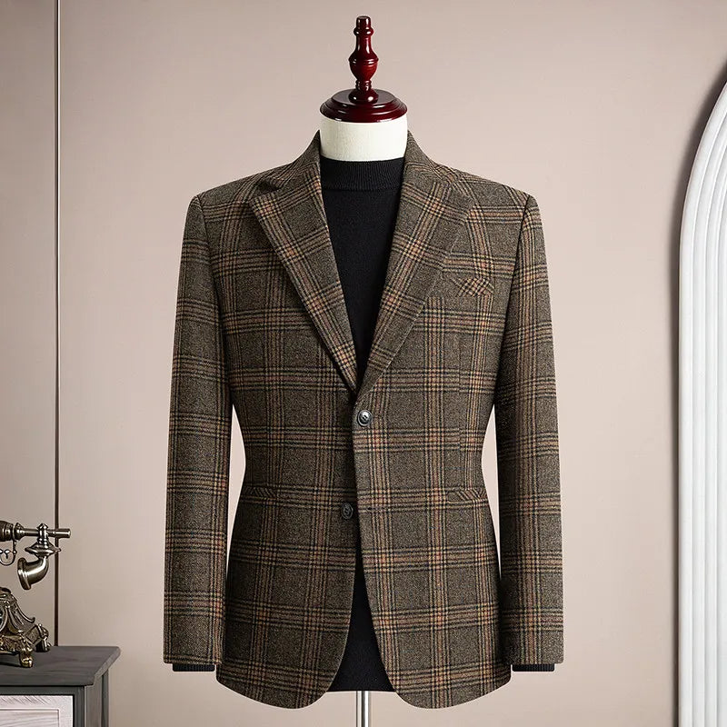 Slim Fit Wool Blazer
