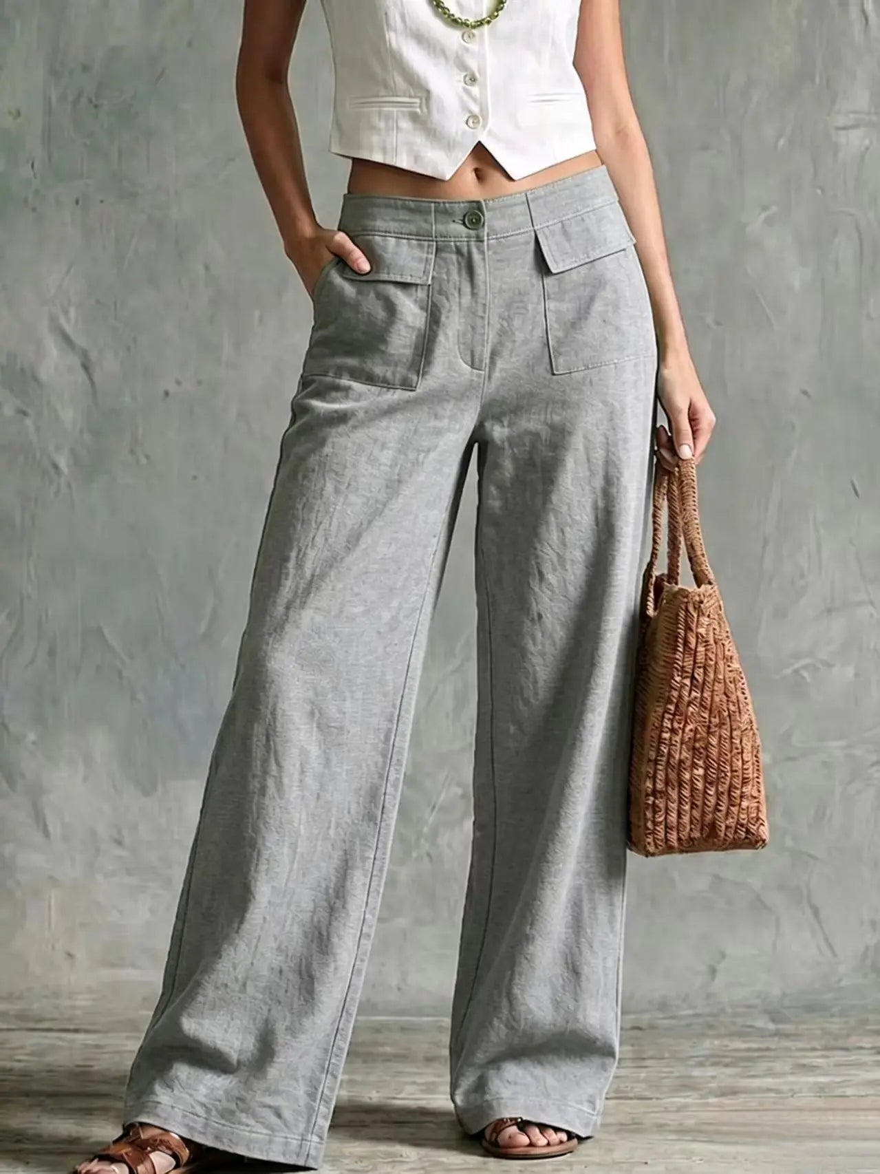 Women's Cotton Linen Trouser