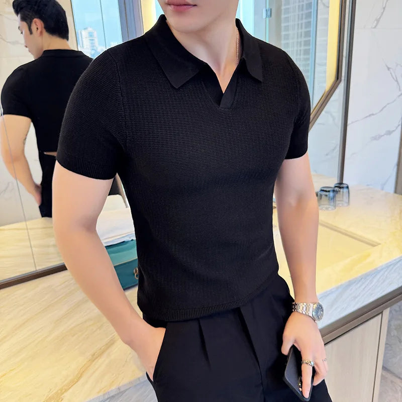 Slim Fit Short-Sleeve Polo Shirt