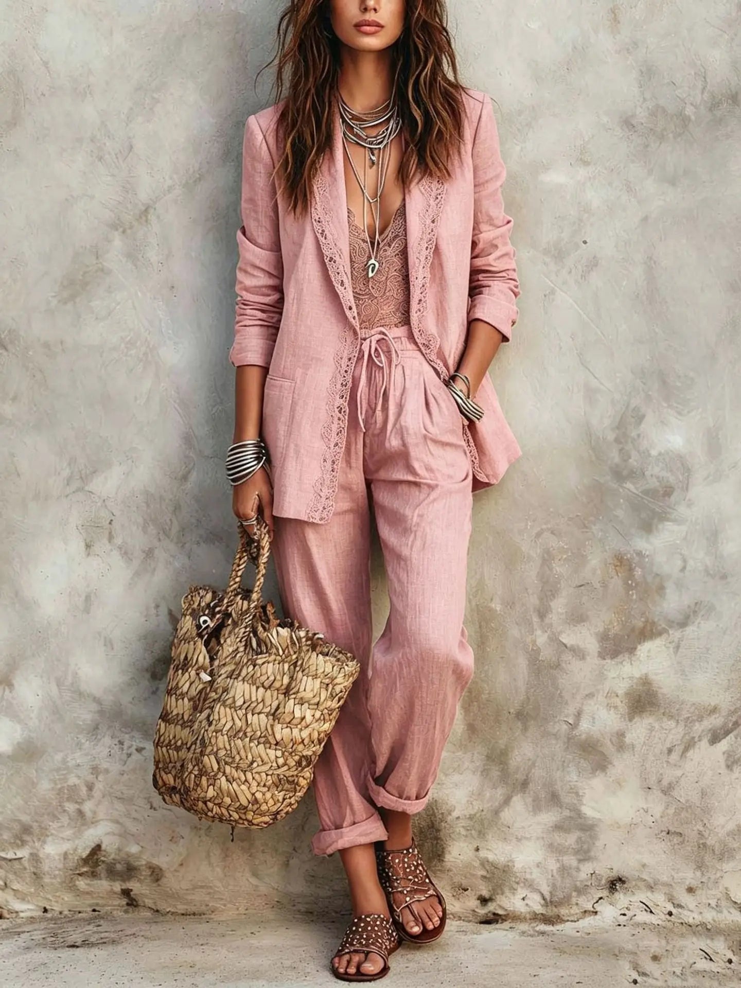 Women's Semi Formal Two-Piece Set