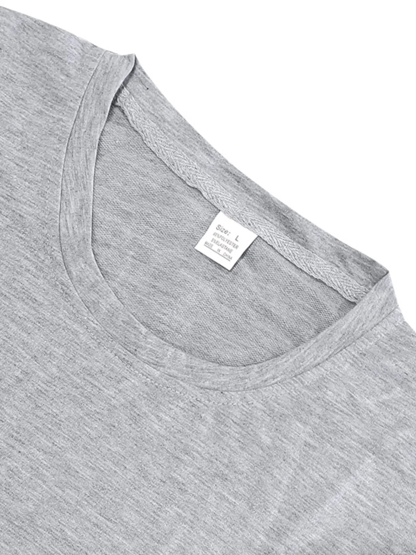 Men's Summer Casual Set, Round Neck Short Sleeve Knit Tee & Shorts