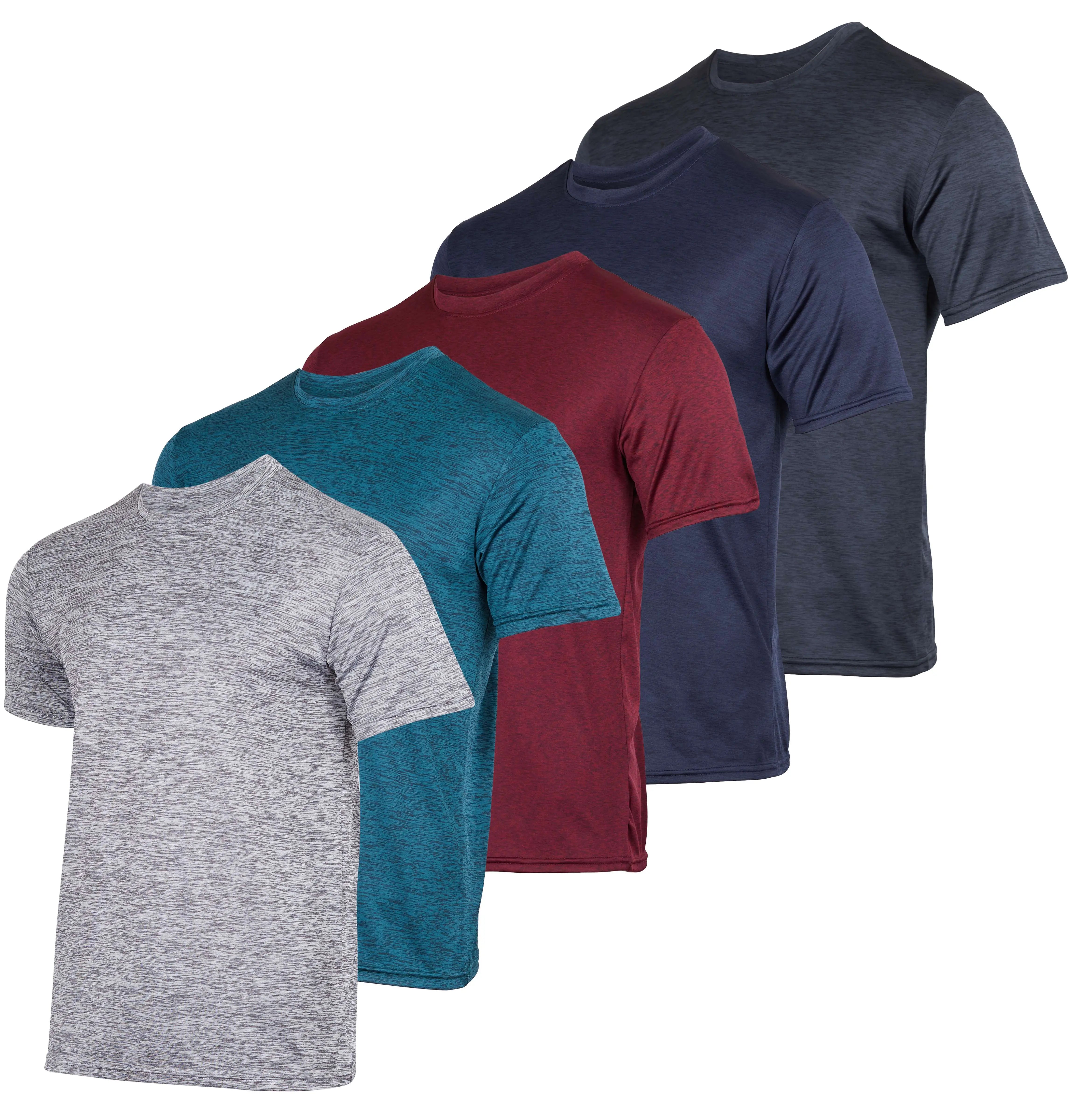 5-Pack of Men's Short-Sleeve Dry-Fit Active Crew Neck T-Shirts