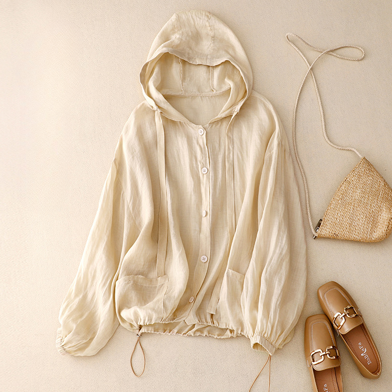Women's Taylor Linen Hoodie