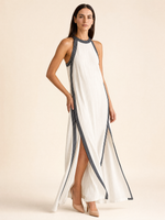 Load image into Gallery viewer, Sleeveless Halter Neck Maxi Dress
