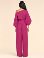 Load image into Gallery viewer, Asymmetrical One-Shoulder Trouser Set

