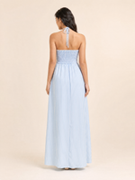 Load image into Gallery viewer, Halter Neck Flowing Maxi Dress
