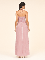 Load image into Gallery viewer, Halter Neck Flowing Maxi Dress
