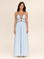 Load image into Gallery viewer, Halter Neck Flowing Maxi Dress
